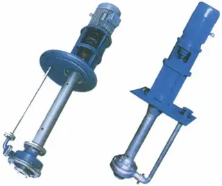 SS 316L Vertical Submerged Pump, ISO 2858, 5-132 Meters